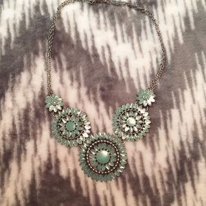 Turquoise statement necklace